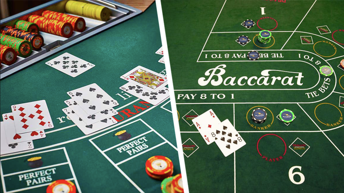 Blackjack vs Baccarat.
