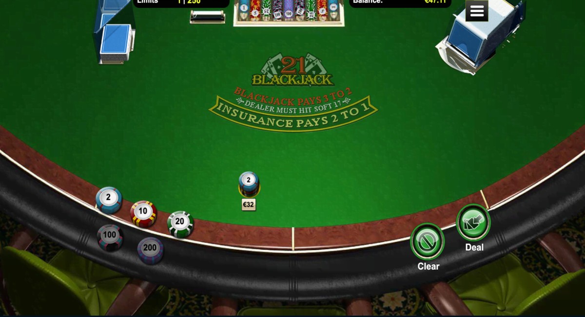 Play Blackjack by RealTime Gaming at Punt Casino.