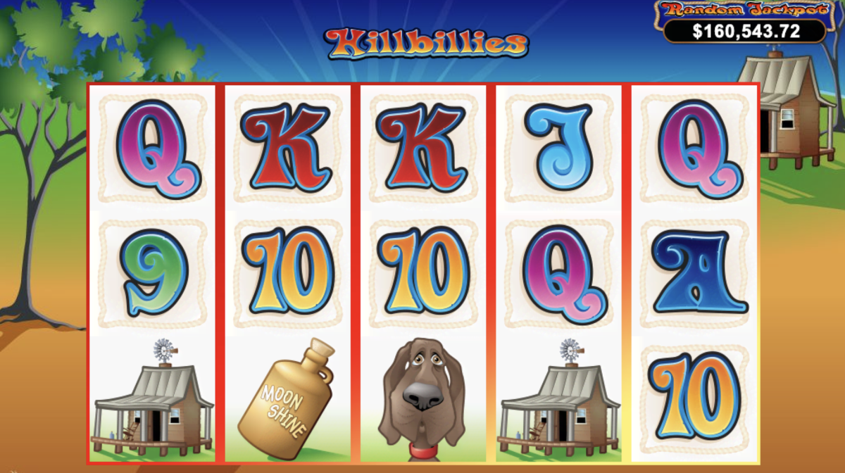 Hillbillies slot, a fun-loving casino game from RealTime Gaming at Punt Casino.