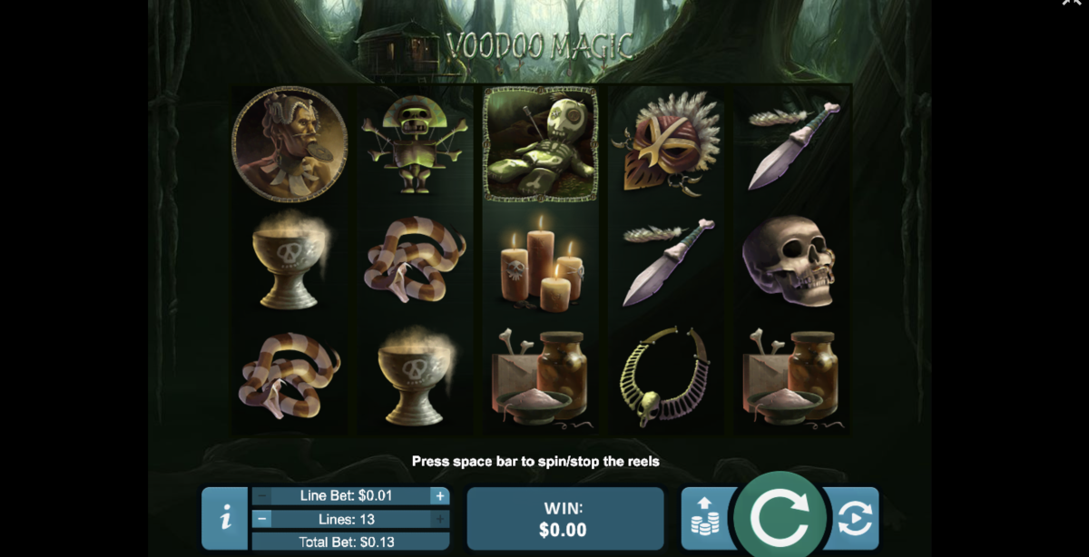 Voodoo Magic slot from Realtime Gaming available to play using crypto at Punt Casino.