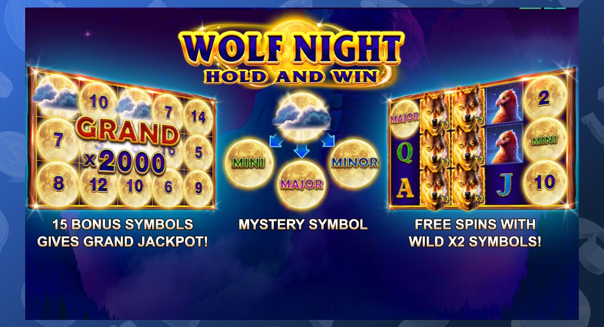 Play Wolf Night at Punt Casino.