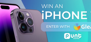 Win an iPhone 14 with Punt Casino on Gleam.