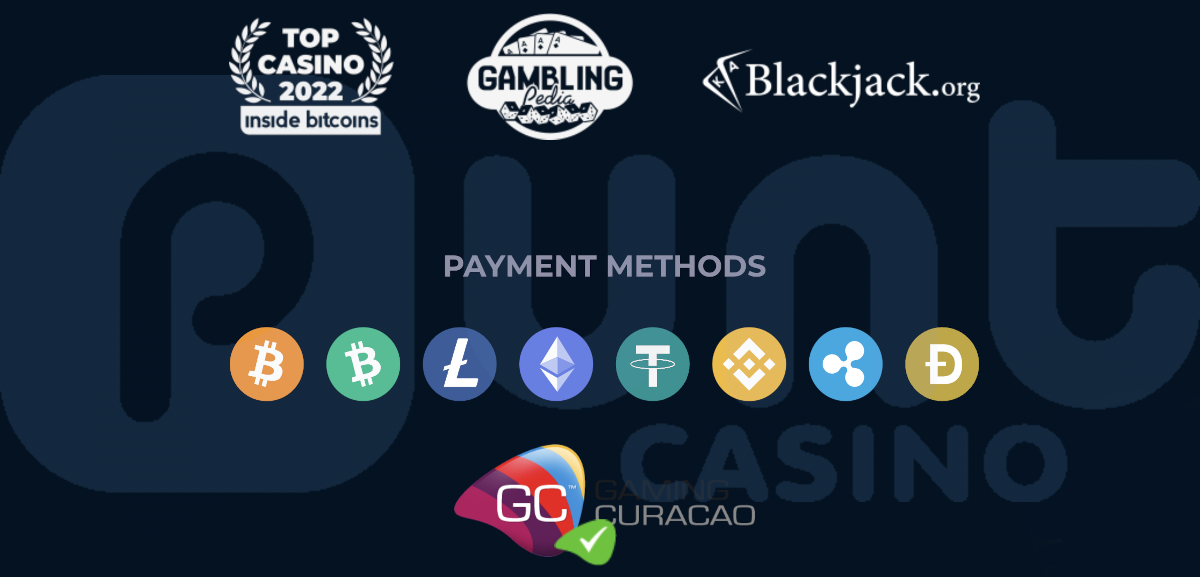 Punt Casino licensing, accepted cryptocurrencies, and credentials from reputable casino gaming sites.