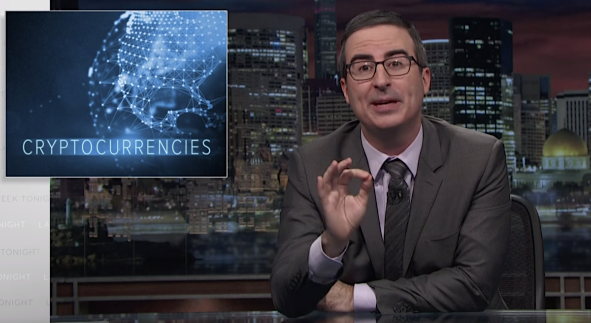 John Oliver on cryptocurrencies.