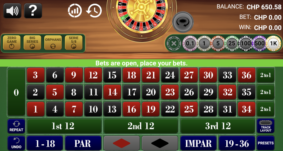 The Martingale roulette strategy can be used when playing European Roulette from Reevo at Punt Casino.