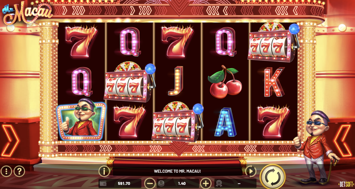 Mr. Macau slot from Betsoft played at Punt Casino.