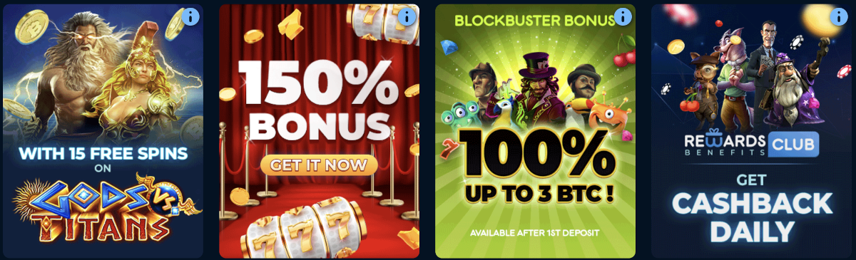 Bonuses and promotions at Punt Casino.