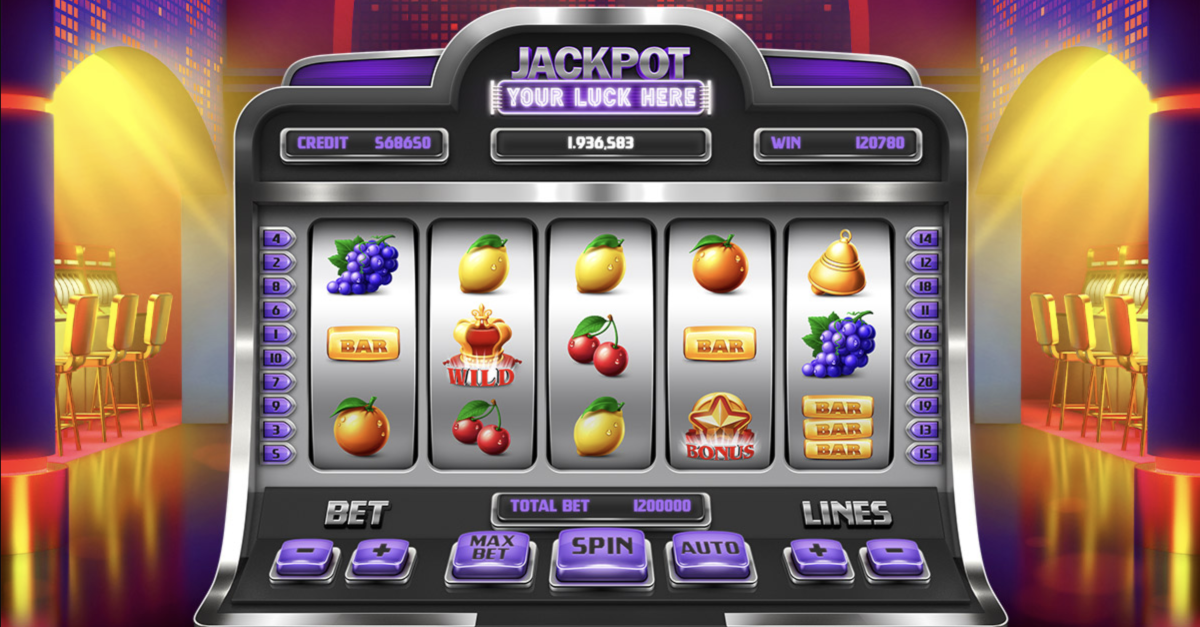 Example of a slot machine.