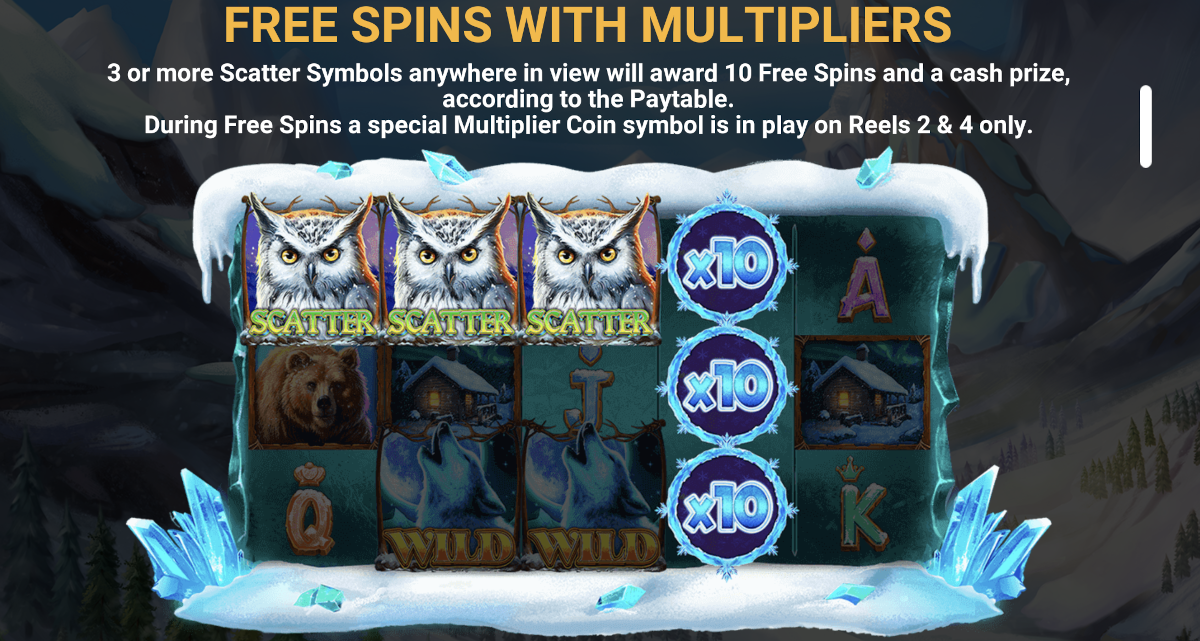Wolf Wilds slot from Reevo at Punt Casino.