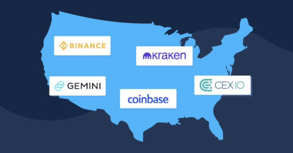 Biggest crypto exchanges in USA.