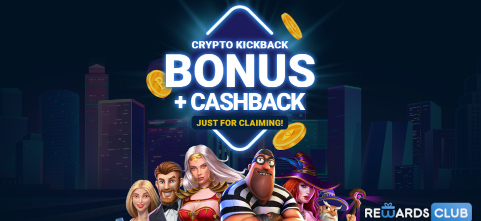 The Crypto Kickback casino bonus at Punt Casino offers a bonus and cashback on your deposit just for claiming.