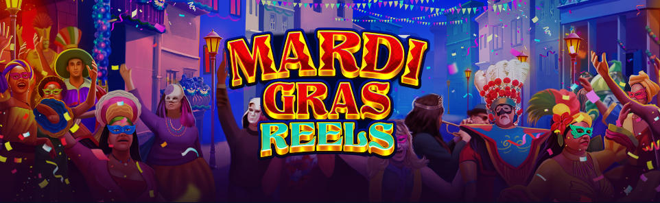 The new Mardi Gras Reels slot at Punt Casino.