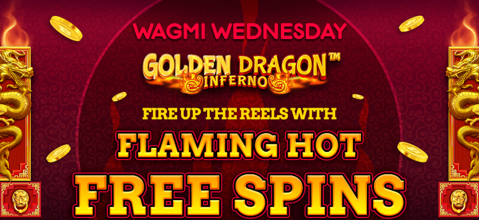 Claim bonus spins at Punt Casino in the WAGMI Wednesday promotion.