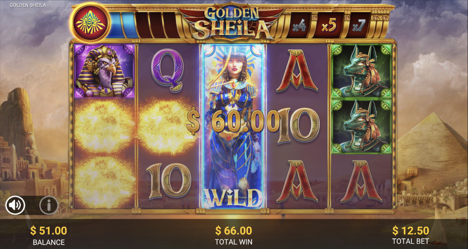 Golden Sheila slot at Punt Casino.