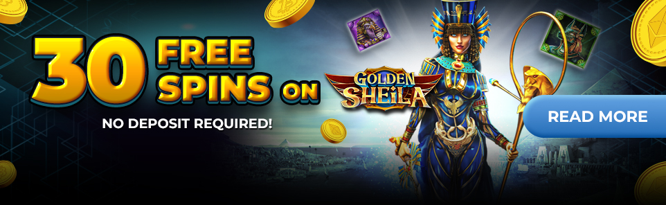 The Punt Casino No deposit Bonus offers 30 free spins on Golden Sheila with no deposit required.