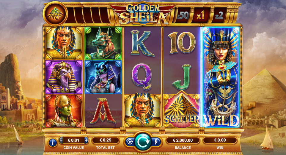 The popular Golden Sheila slot from Reevo Gaming.