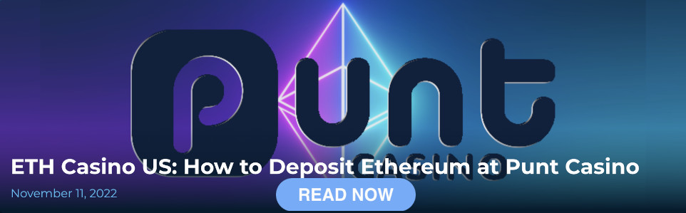 How to deposit Ethereum at Punt Casino.