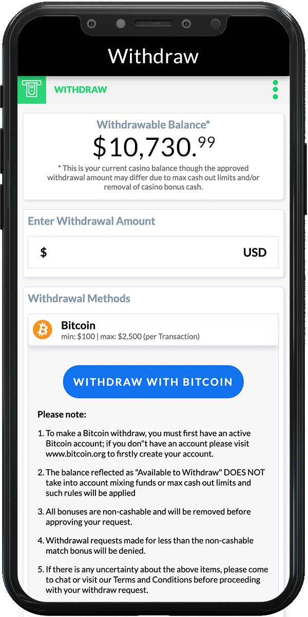 coindraw withdraw step